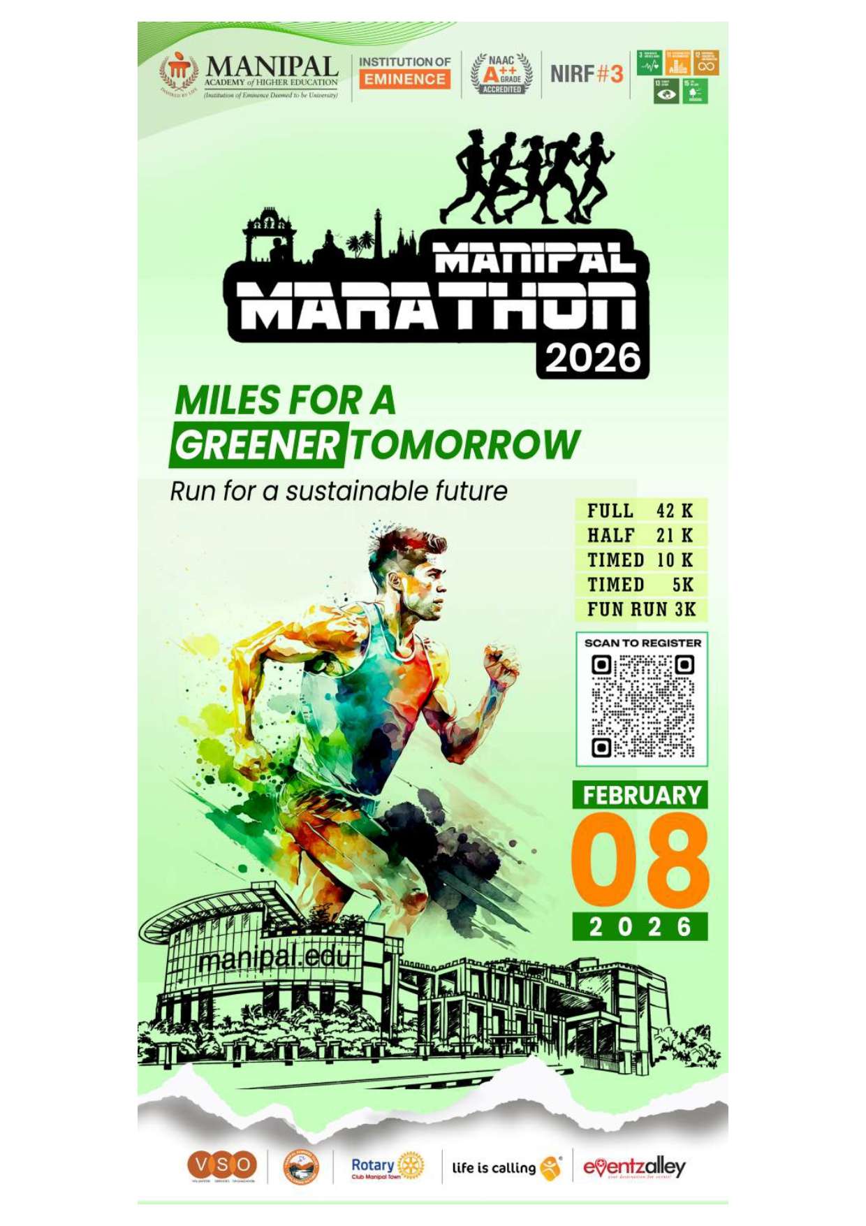 Manipal Marathon 2026: "Miles for a Greener Tomorrow" - India's Premier Student-Organised Race Invites Runners to "Run for a Sustainable Future